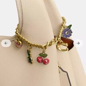 Coach Motif Chain Bag Charm